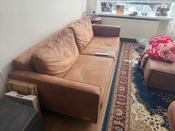 UMIX bank - Comfortabele bruine tweezitsbank