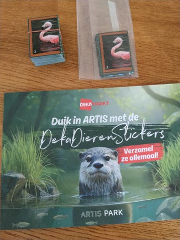 Dekamarkt Dieren stickers + album