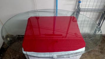 Glasplaat ovaal gratis ophalen