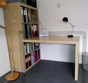 Buro-deel te plaatsen aan Kallax-kast