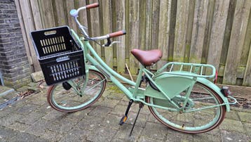 24 inch - Popal Cargofiets met krat - Ideaal voor schooltas