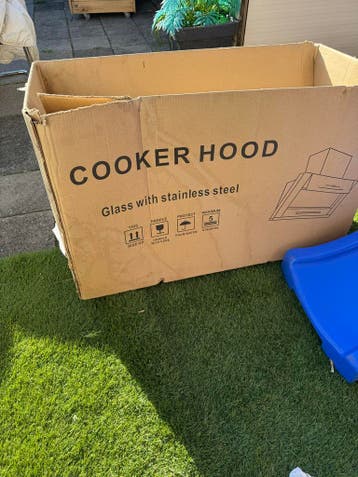 Afzuigkap filter en aansluiting (nieuw)