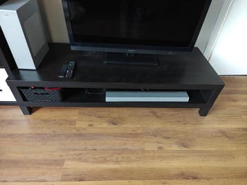 Zwart TV-meubel - 150x55x35 cm GRATIS