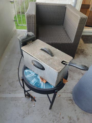 Frietpan, werkt nog goed