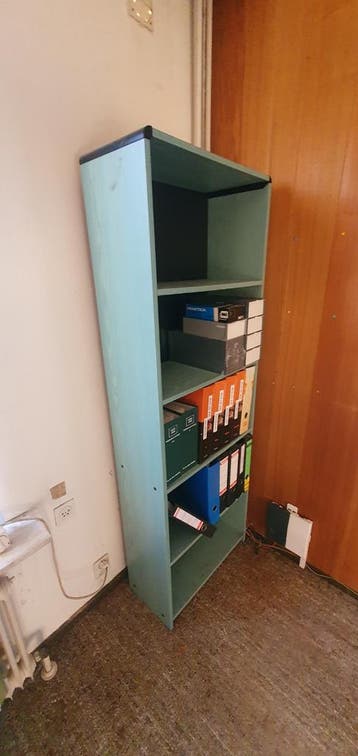 Boekenkast groen