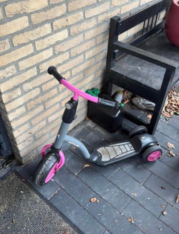 Kettler step voor kinderen - roze/grijs