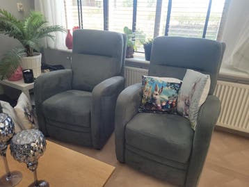 Gratis bankstellichtgroen gestoffeerd.