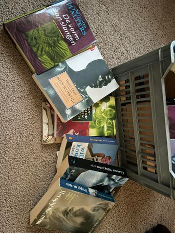 Krat boeken Robin Cook en andere