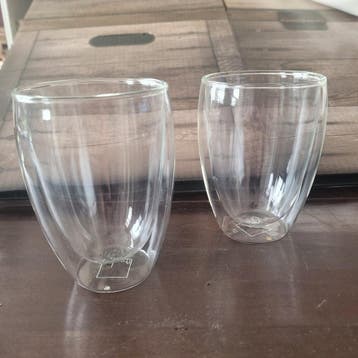 Dubbelwandige glazen - Set van 2