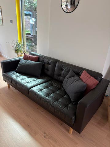 IKEA Landskrona leder bank, donker bruin