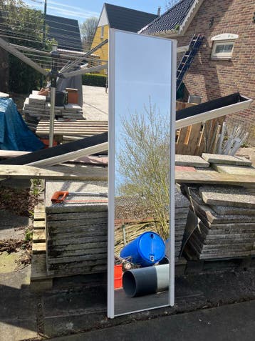 Kastspiegeldeur 187 x 50 cm gratis afhalen