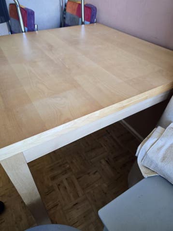 Uitschuifbare eettafel