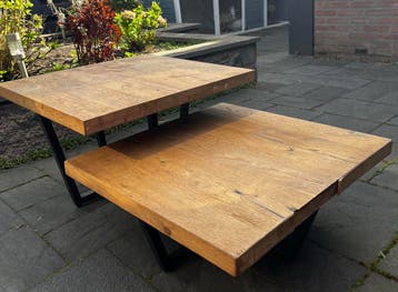 Salontafel twee hoogtes