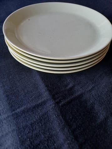 Set van 5 groene borden