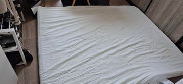 Topper met hoeslaken 160x200