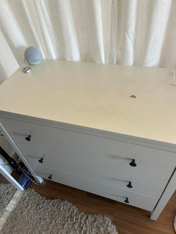 Witte ladekast met 3 laden - IKEA