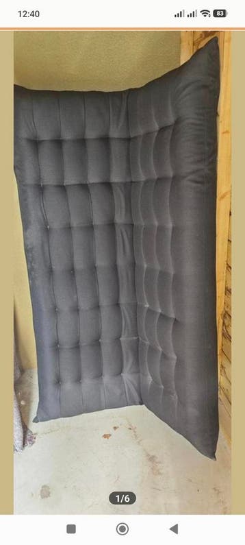 Zwarte slaapbank gratis afhalen