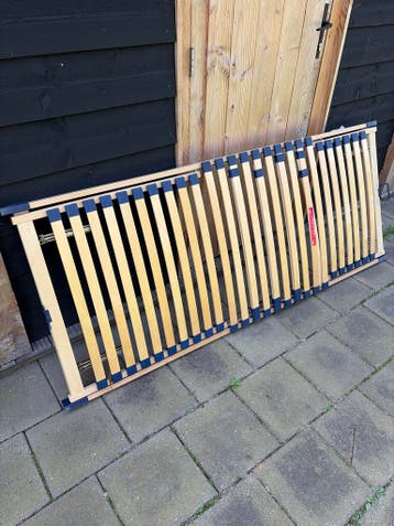 Lattenbodem 80x200 cm, verstelbaar hoofd- en voeteneind