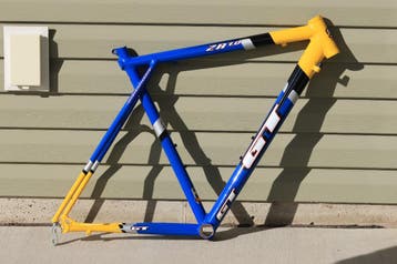retro mtb frame en onderdelen
