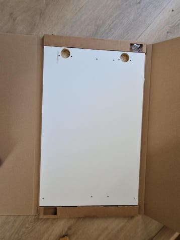 2x Ikea LAPPVIKEN front wit (60x38 cm) - 1x nieuw, 1x gebrui