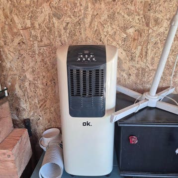 OK. Mobiele airco - Oud maar nog werkend