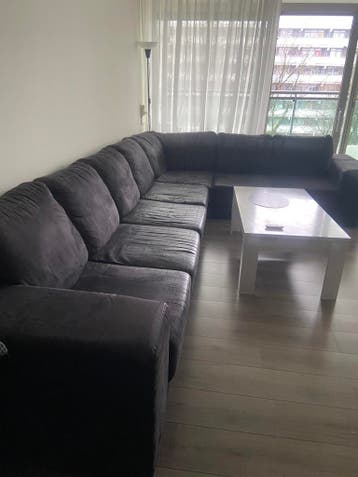 Hoekbank in vier delen zowel recht als links