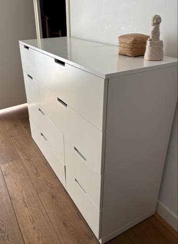 Ladenkast met 8 lades - Wit