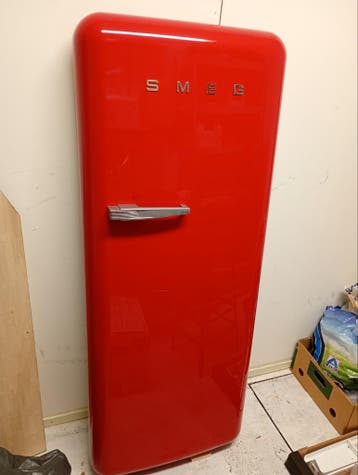 Smeg koelkast deur rood - losse deur