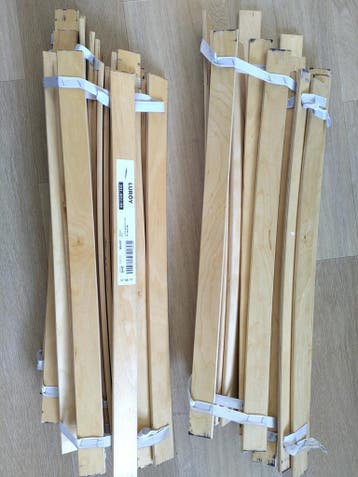 Lattenbodem 2x 80 cm