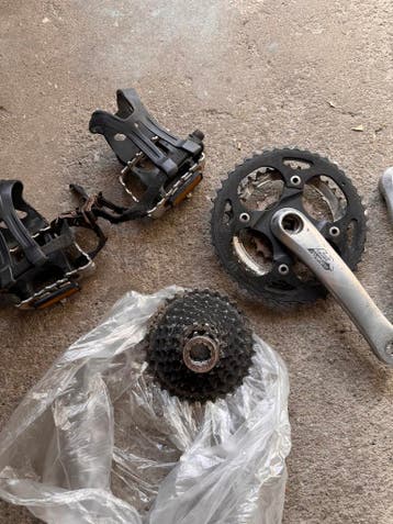 Retro fiets onderdelen