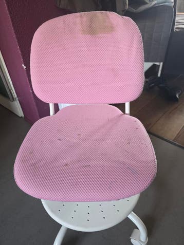 Gratis kinderbureaustoel - roze