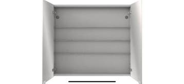 Badkamerkast 100x70cm met LED verlichting (zonder deurtjes!)