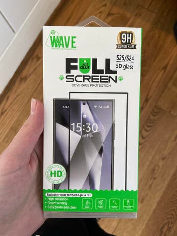 Screenprotector Samsung Galaxy S25/S24 5D Glas 9H