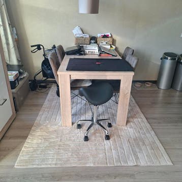 Vloerkleden beige 2x 160x230cm en 1x 170x120cm