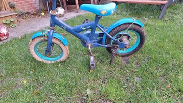 Kinderfiets 12 inch blauw