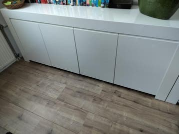 Grote kast dressoir in hoogglans wit