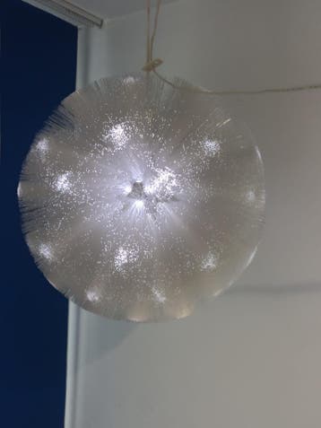 IKEA STRALA LED hanglamp deco glasvezel