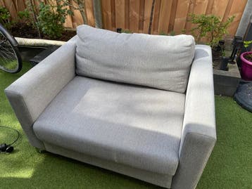 Relax fauteuil- licht grijs - stof - GRATIS