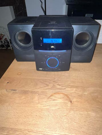 Compact radiosysteem met twee losse speakers