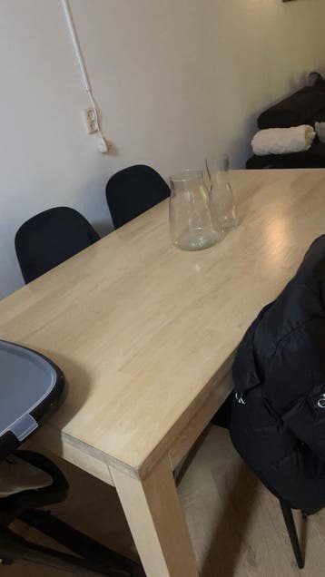 Eettafel hout// 160cm