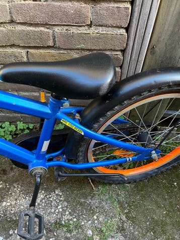 Kinderfiets 24 cm - Achterband lek, handrem defect