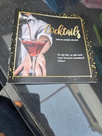 Cocktail boekje met recepten