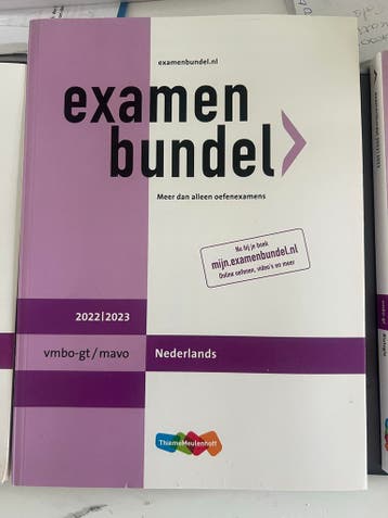 Examenbundel Nederlands vmbo-gt/mavo 2022/2023
