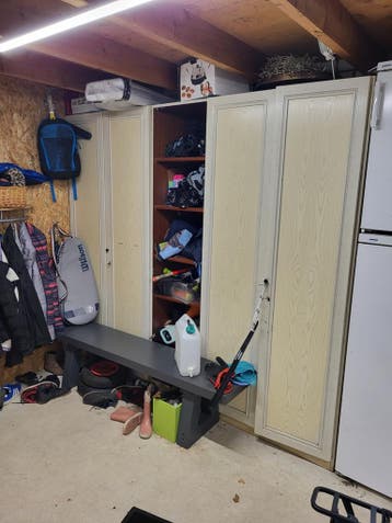 Grote en kwalitatieve garagekast - 251x223x60cm