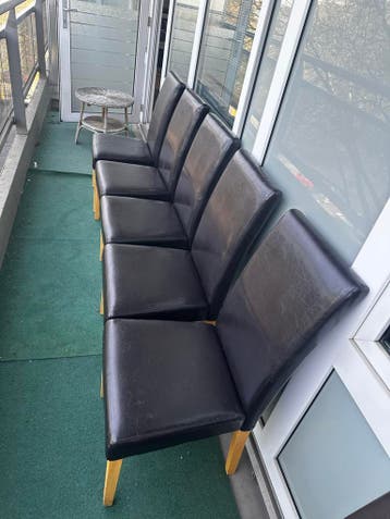 6 stoelen, nog in goede staat - Gratis af te halen!