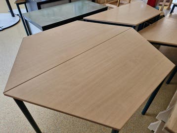 Gratis zeshoekstafels af te halen in Soest
