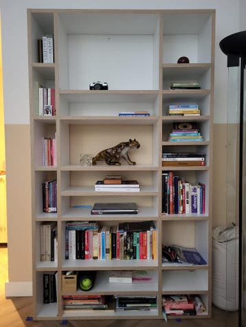 Boekenkast vakkenkast Depot Interieur Rotterdam