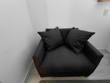 Donkerblauw bankje voor kinder- of speelkamer