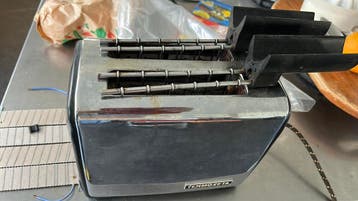 Vintage termozeta tosti ijzer