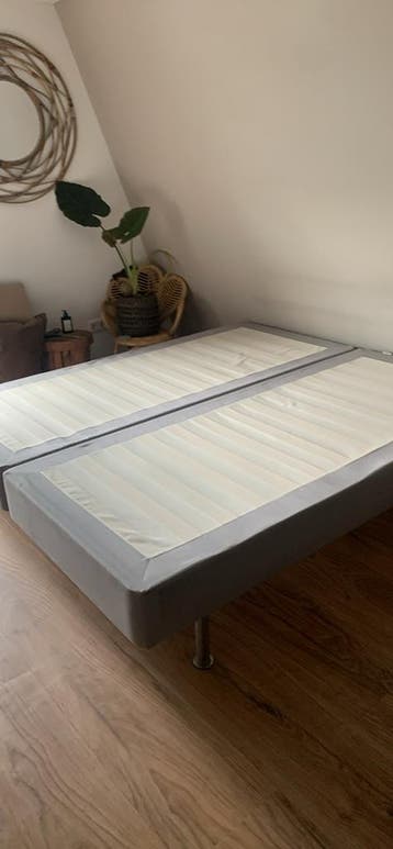 Ikea Sultan Aksdal Boxspring/Beklede Lattenbodem